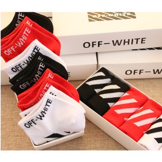 Hộp 6 đôi tất Off-White siêu đẹp