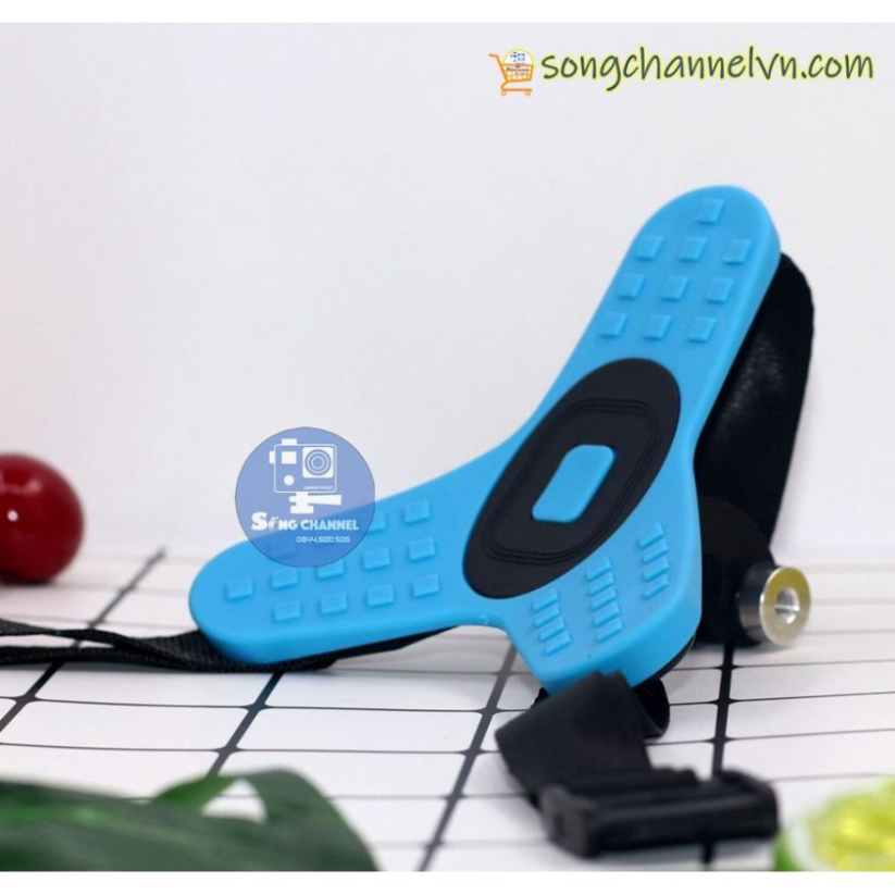 Dây Đeo Action Camera, GoPro Vào Cằm Mũ Bảo Hiểm