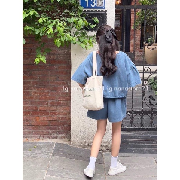 Set áo quần denim Nanastore Nanastore21