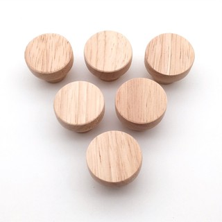 10 Chiếc Núm Gỗ Tròn Kích Thước 50x25mm