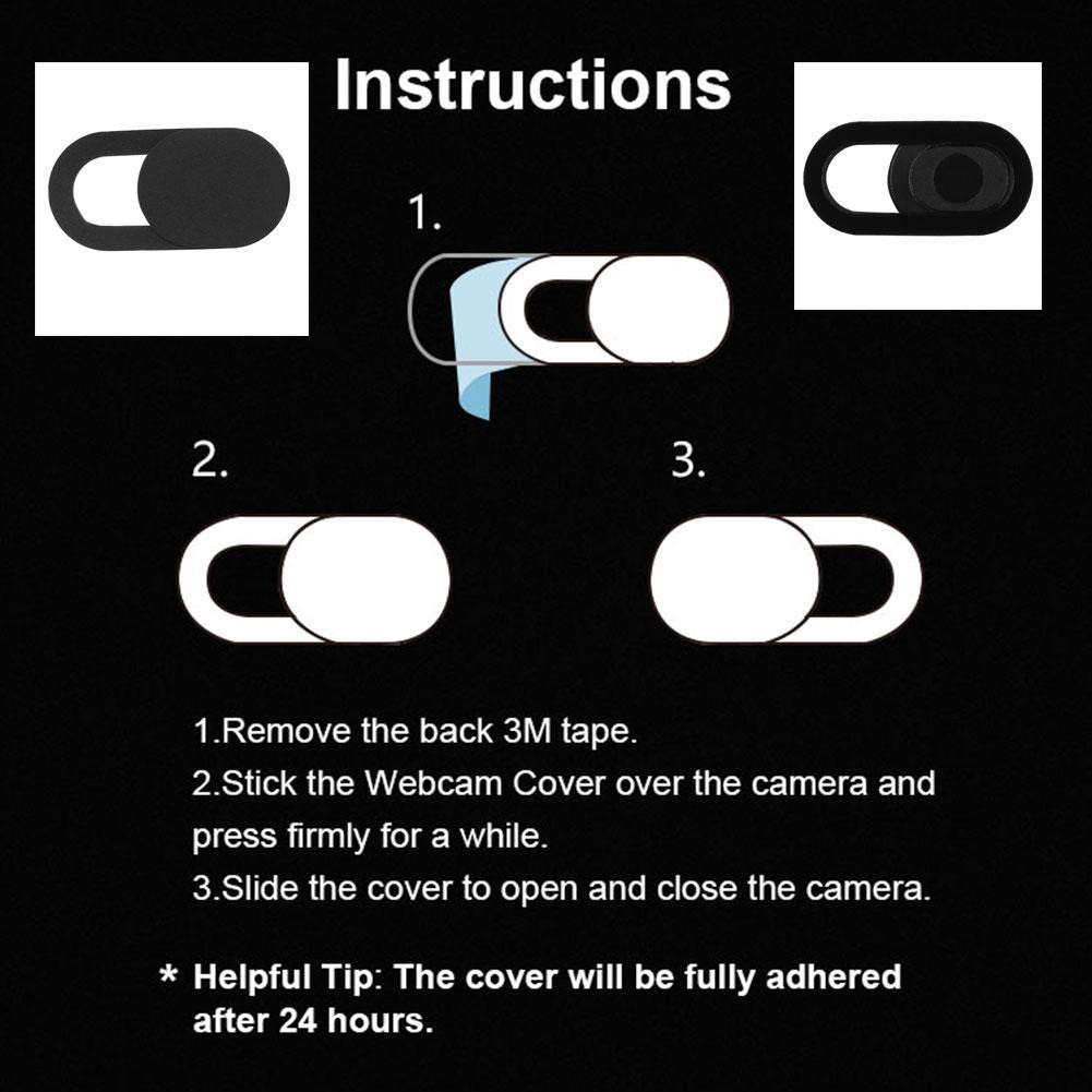 [COD]✈Webcam Cover Bảo vệ quyền riêng tư Màn trập cho điện thoại Máy tính xách tay