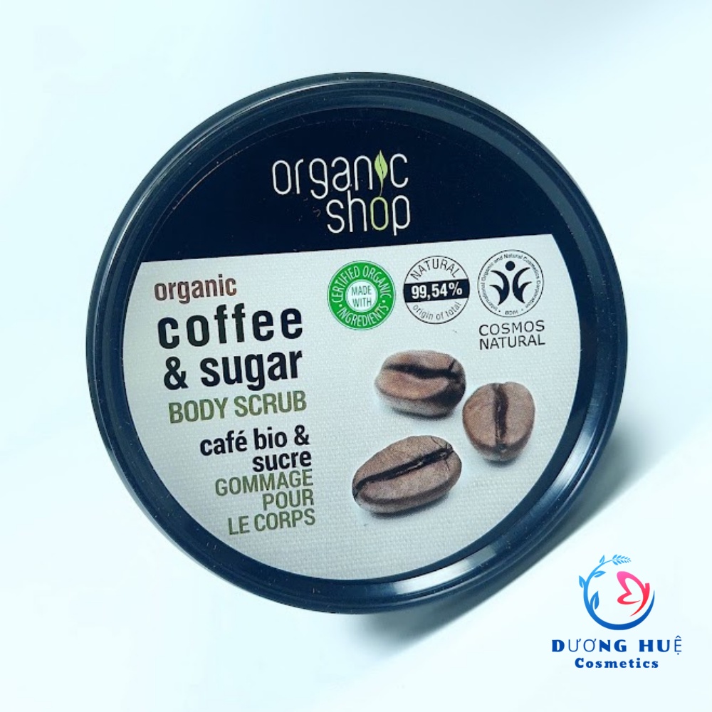 Tẩy Tế Bào Chết Toàn Thân Organic Shop Organic Coffee &amp; Sugar Body Scrub 250ml