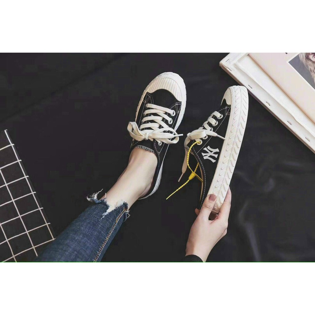 sục thêu chữ NY sang chảnh đi êm chân cho nữ giày sục nữ fullbox | BigBuy360 - bigbuy360.vn