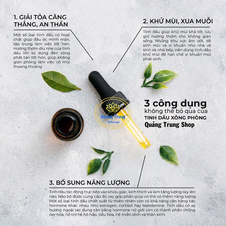 Tinh dầu thiên nhiên Nhà Mộc nguyên chất lọ 10ml, nhiều mùi thơm phòng, đuổi muỗi giúp bạn thư giãn mỗi ngày