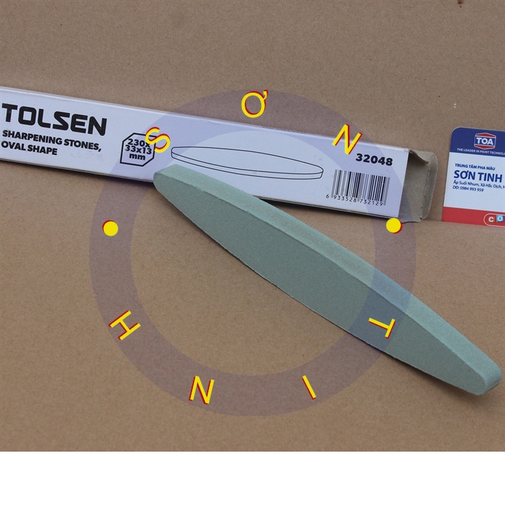 ĐÁ MÀI DAO 230mm TOLSEN 32048 SHARPENING STONES, OVAL SHAPE