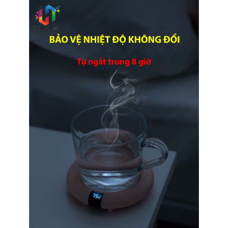 Đế Hâm Nóng Cốc Nước/Sữa/Cà Phê/Trà 3 Tốc Độ Tiện Dụng Cho Dân Văn Phòng BH 6 Tháng 1 đổi 1 trong 7 ngày- CHÍNH HÃNG