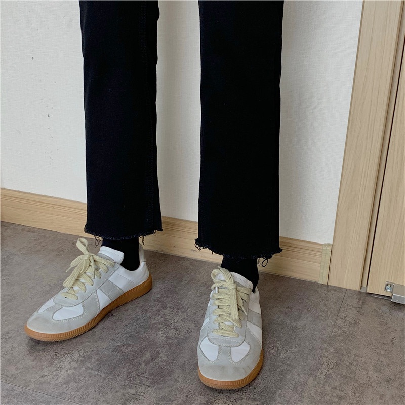 QA40_Quần jean, quần bò cạp cao hai cúc ống suông đứng ulzzang Hàn quốc