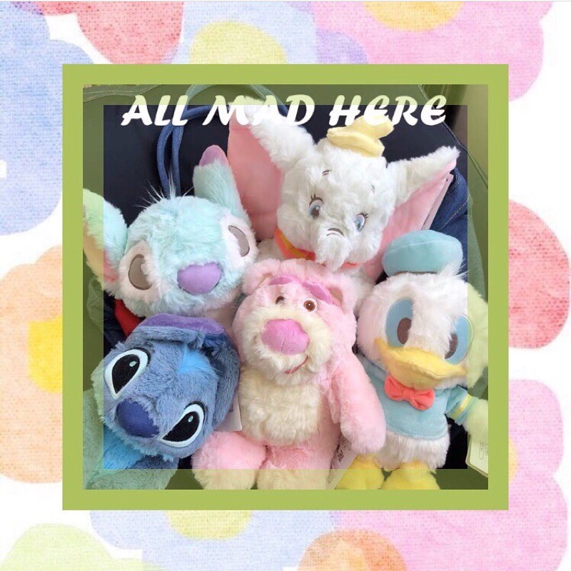 (ORD) GẤU DISNEY LÔNG MỊN THƠM MÙI DÂU MÀU PASTEL