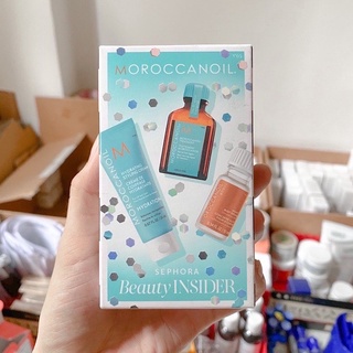 𝗦𝗘𝗧 dưỡng tóc 𝗠𝗢𝗥𝗢𝗖𝗖𝗔𝗡𝗢𝗜𝗟 Mini 3 món