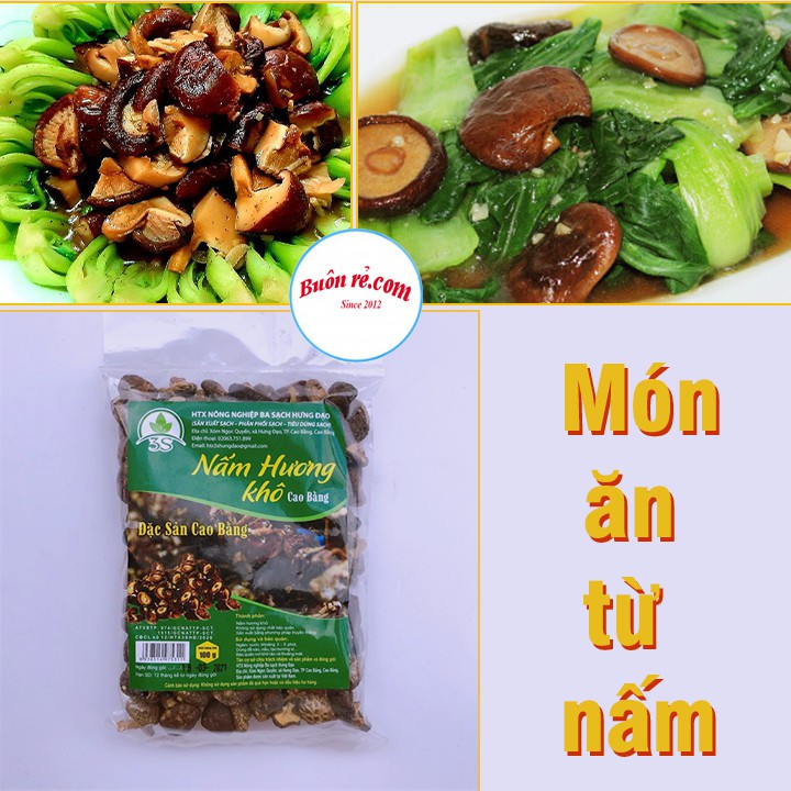 Nấm hương khô loại 100g Cao Bằng thơm ngon – Buôn rẻ 01390