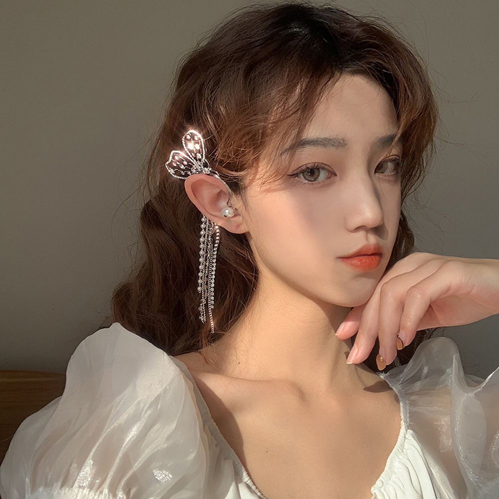 Khuyên tai dáng dài tạo hình độc đáo cho nữ