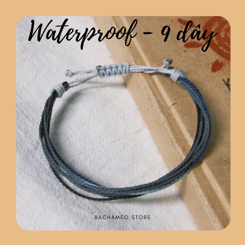 Vòng phối dây waterproof - Vòng tay/ vòng chân waterproof - Bac Ha Meo Store