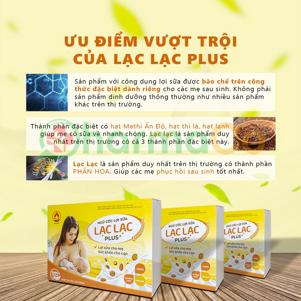 Ngũ Cốc Lạc Lạc - Dinh Dưỡng Cho Mẹ Và Bé