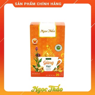 Trà gừng 20 túi lọc - Ngọc Thảo