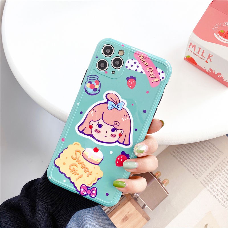 Ốp lưng iphone Cô gái kẹo IMD 7plus/8plus/x/xs/xsmax/11/11pro/11 promax DT06- Dino Case