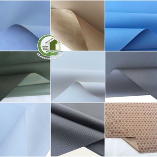 Vải bố PVC nhiều màu - vải may balo túi xách - chọn màu [ 1m x khổ 1,55m ]