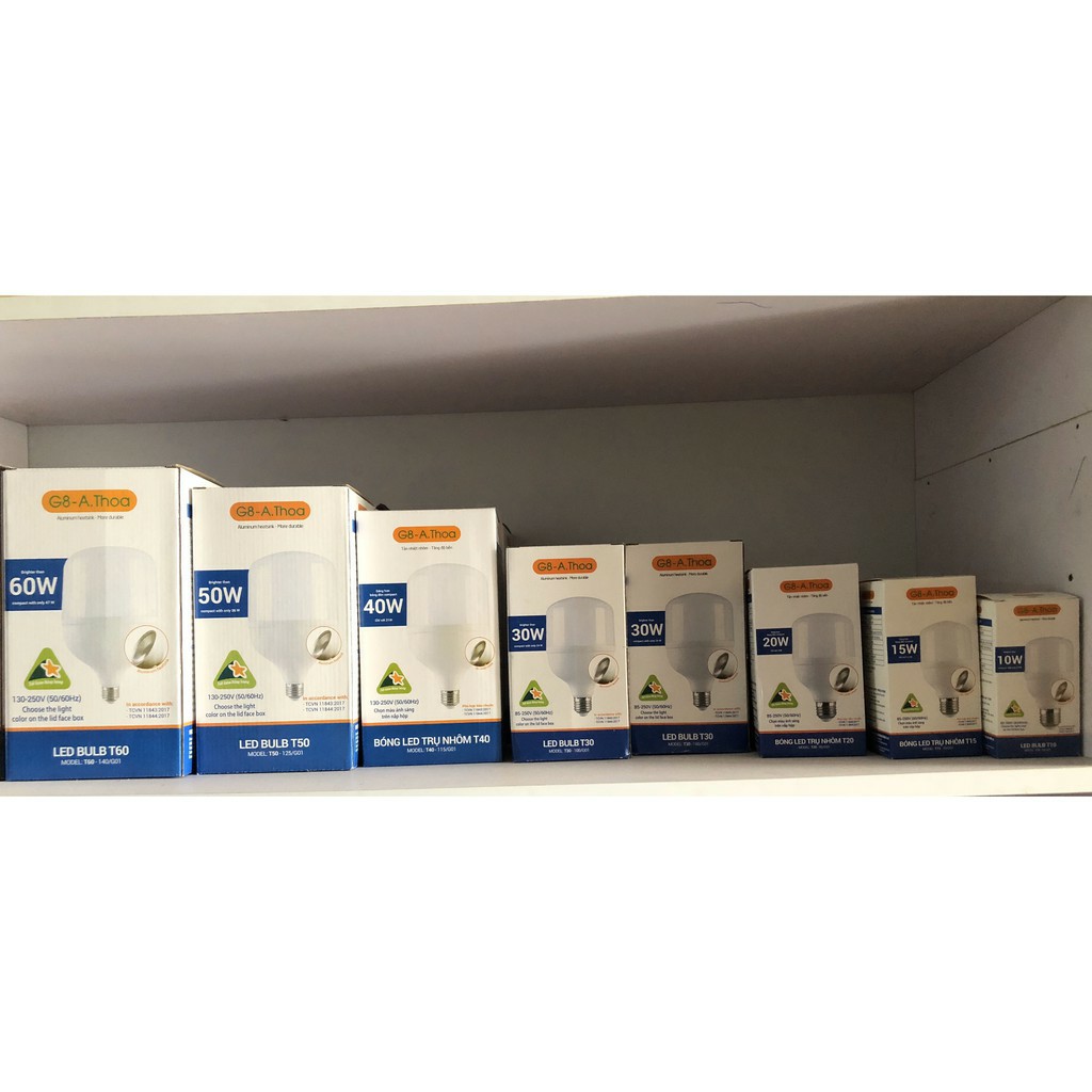 Bóng Led trụ nhôm G8