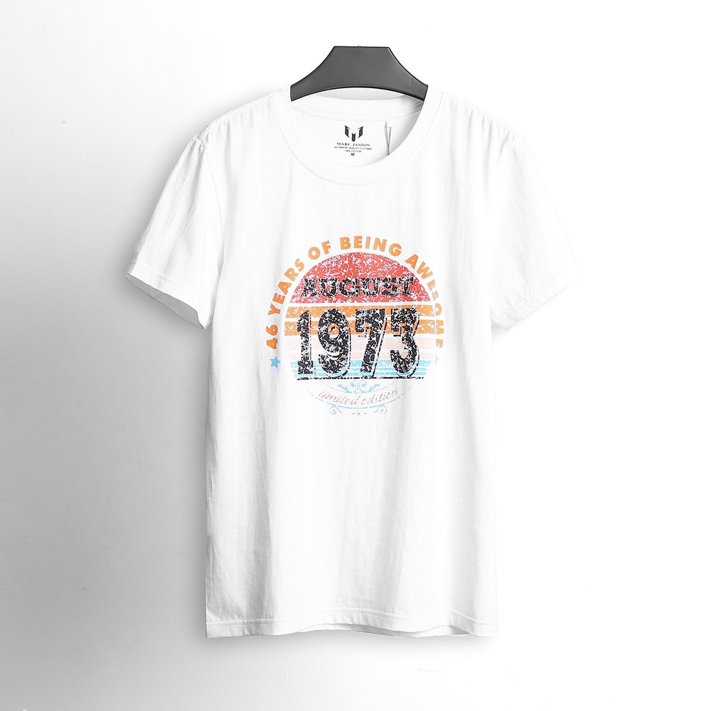 Áo phông nam Marc AUGUST - Chất liệu Cotton 100%, co giãn 4c - Form slim chuẩn dáng. THE BASIC STORE