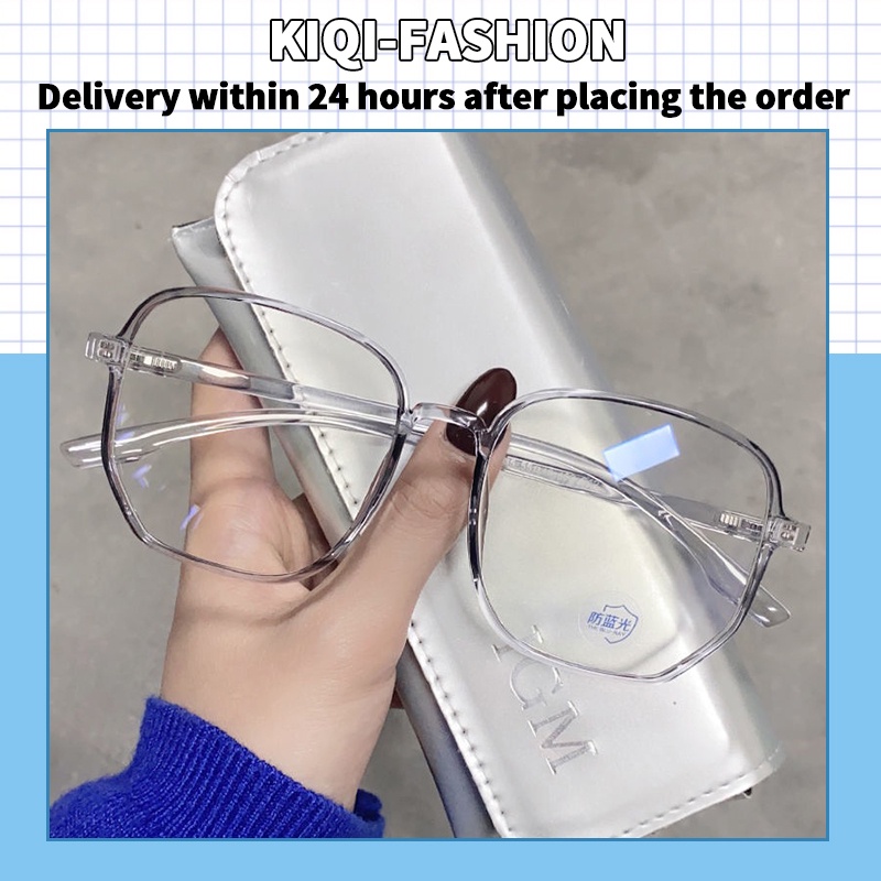 (KIQI-FASHION) COD Mắt Kính Chống Ánh Sáng Xanh Thời Trang Hàn Quốc Cho Nữ