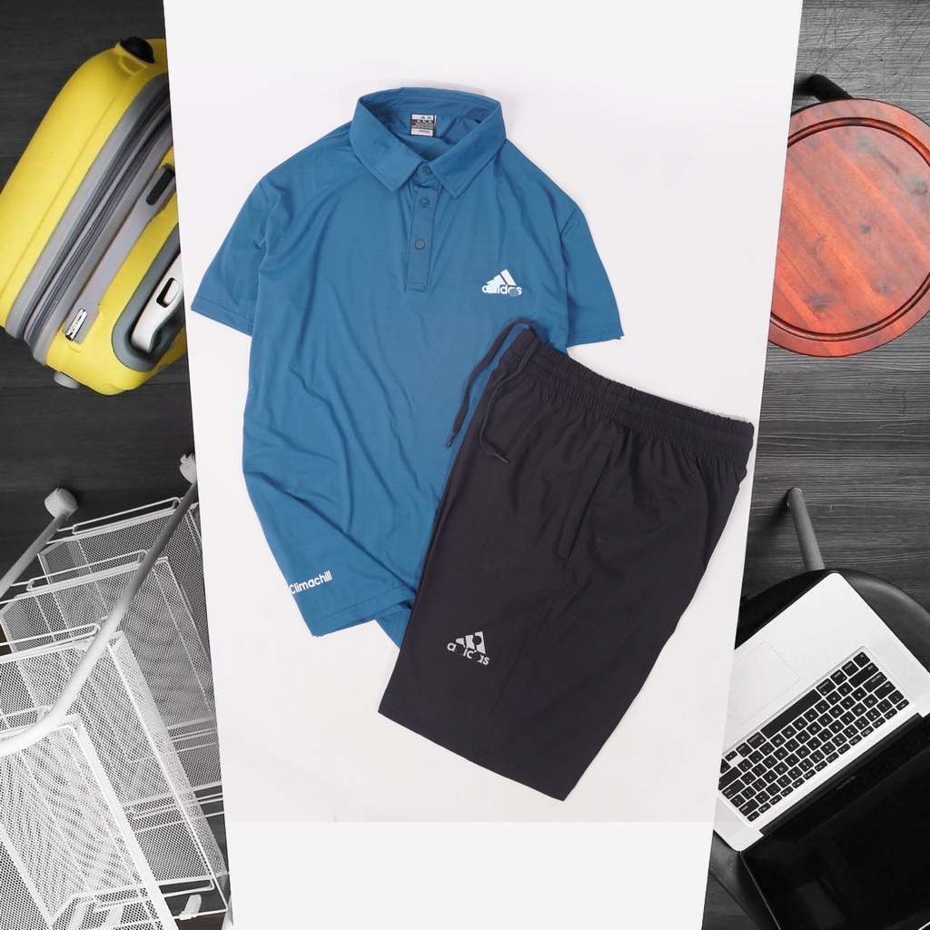 Bộ Thể Thao Nam Đồ Bộ Quần Áo mùa hè cộc tay vải thun lạnh cao cấp - REMMY