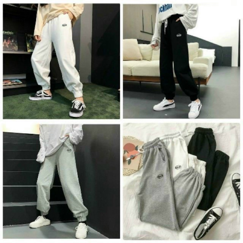 Quần jogger nữ bo chun thể thao chất vải da cá dày dặn hàng loại 1 xịn đẹp