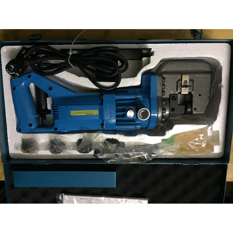 Máy đột lỗ  thủy lực chạy điện cầm tay MHP20-Kèm sẵn 5 bộ khuôn đột-Hàng chính hãng PADA-Bảo hành 6 tháng