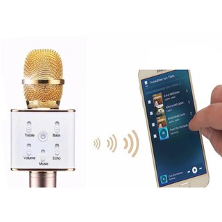 Micro hát Karaoke tích hợp Loa Bluetooth Q7