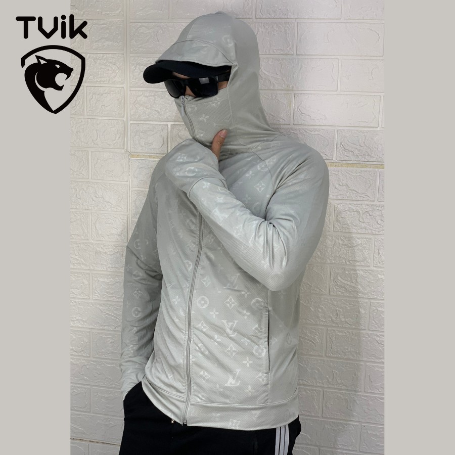 Áo chống nắng dập vân họa tiết LV cao cấp thông hơi thoáng khí TVIK - TV23 | BigBuy360 - bigbuy360.vn