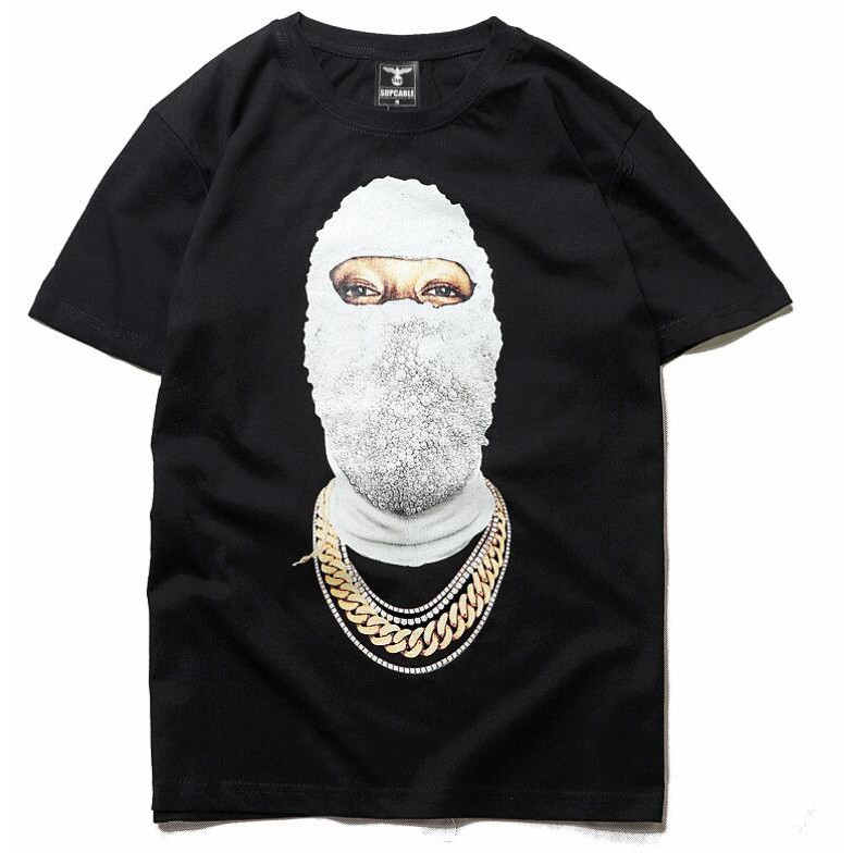Áo thun ngắn tay chất liệu cotton in hình phong cách unisex
