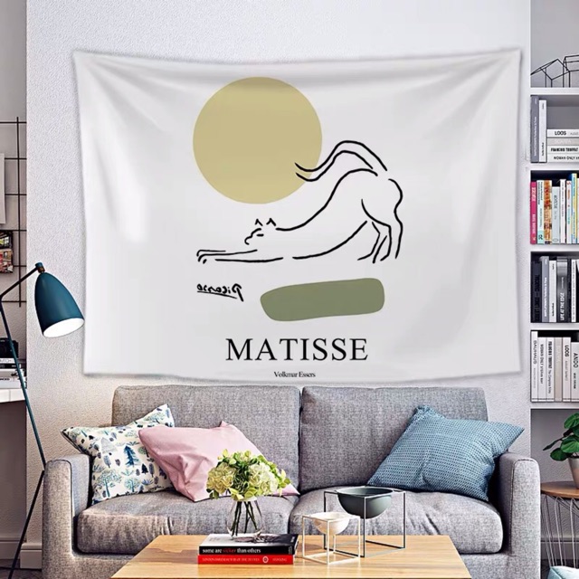 Tranh vải treo tường phong cách Matisse + tặng đèn trang trí -may.decor- | BigBuy360 - bigbuy360.vn