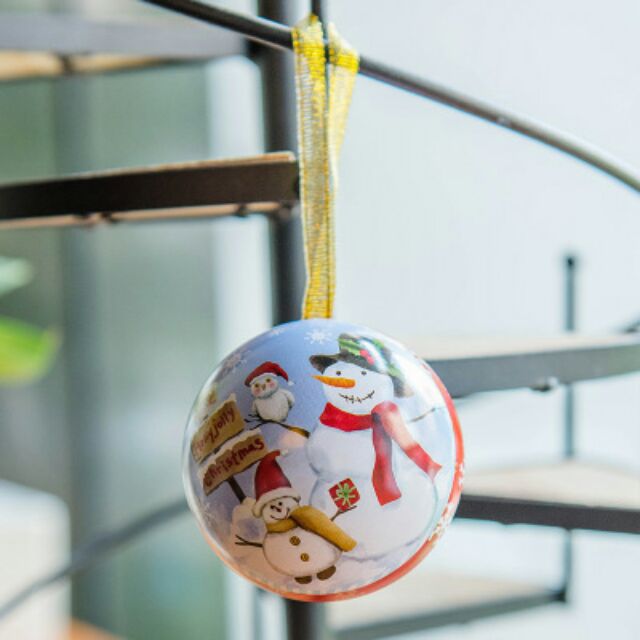 Quả Châu trang trí - Hộp quà tặng, quả châu đựng kẹo Giáng sinh