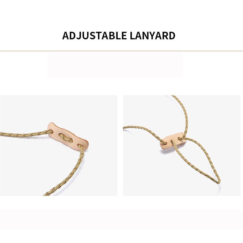 Dây Đeo Giữ Mắt Kính Bằng Da PU Cho Nam &amp; Nữ