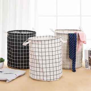 Sọt vải đựng quần áo - Giỏ vải canvas đựng đồ đa năng gấp gọn size lớn - MiuMiu Mart