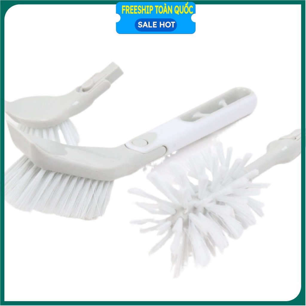 Bộ Cọ Rửa Chén 3 Chi Tiết Tiện Dụng