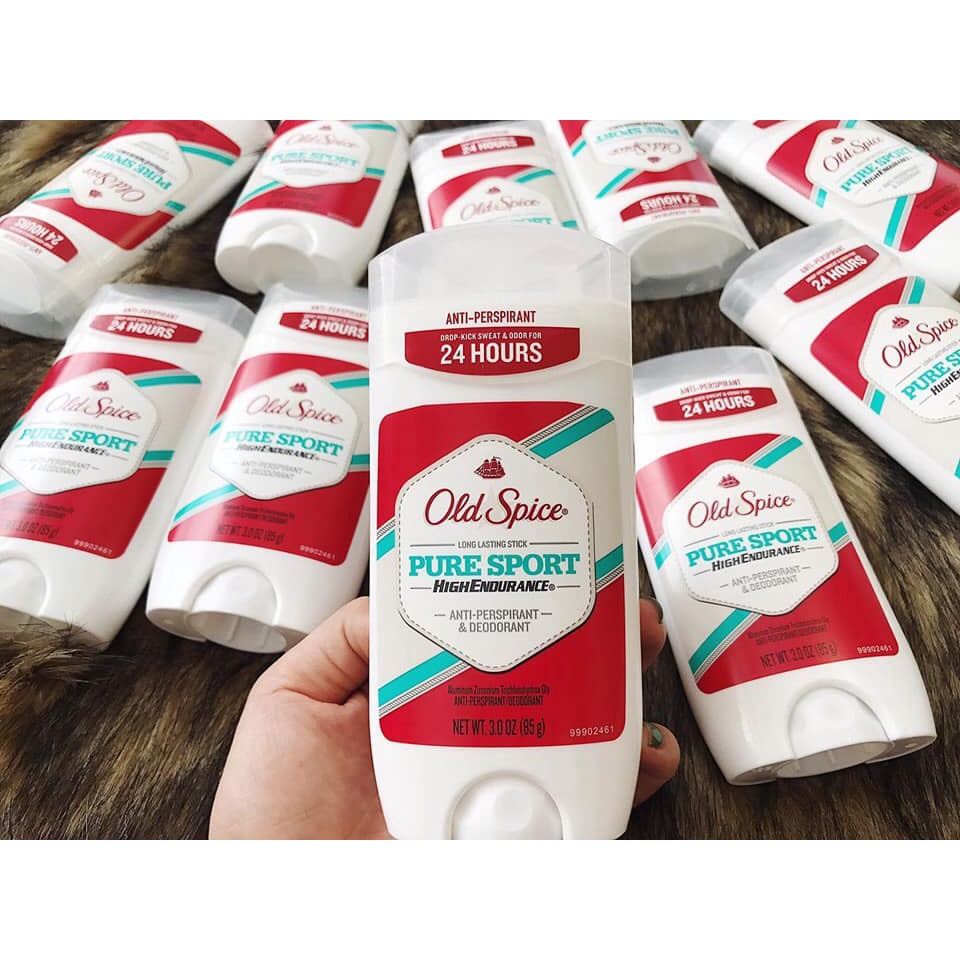 Lăn khử mùi nam (95g/73g) dạng sáp nhiều mùi hương giúp khử mùi hôi nách và cơ thể Old Spice, Mỹ