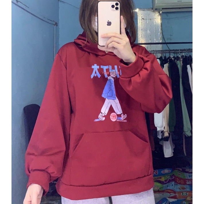 Áo Hoodie Nam Nữ Chữ Nhật Chất Nỉ Cotton From Rộng Nhiều Màu, Áo Hôdie Nữ | BigBuy360 - bigbuy360.vn