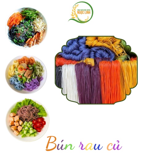 Bún ngũ sắc rau củ mix vị giảm cân Đặc sản Cao Bằng gói 1kg | BigBuy360 - bigbuy360.vn