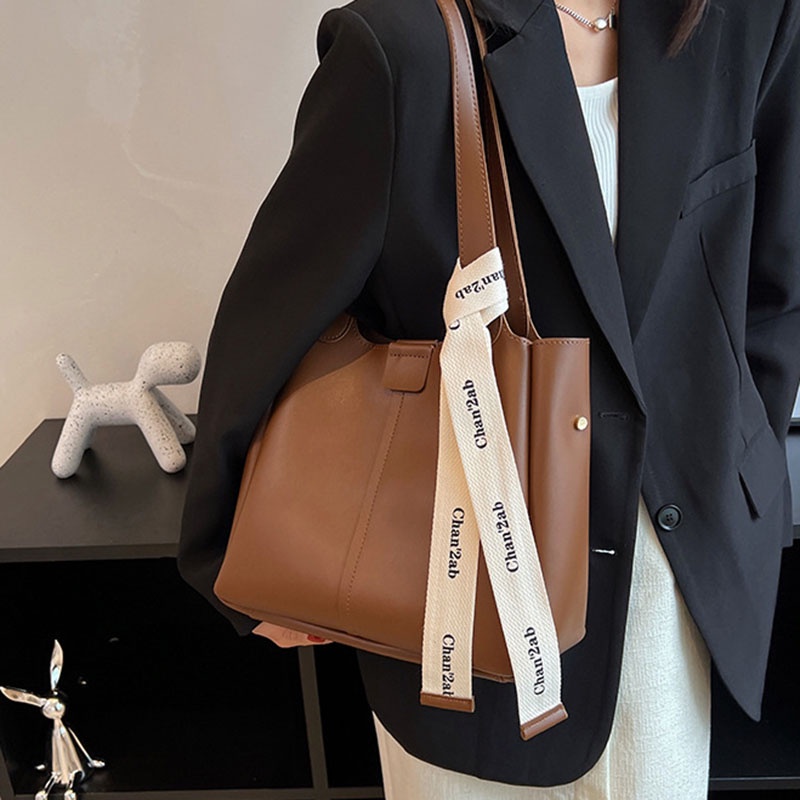 Túi Đeo Vai Sức Chứa Lớn Phong Cách retro Dễ Phối Đồ Thời Trang Cho Nữ