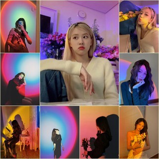 Đèn led cầu vồng ⚡ HÀNG CÓ SẴN ⚡ trang trí tiktok rosé blackpink vlive