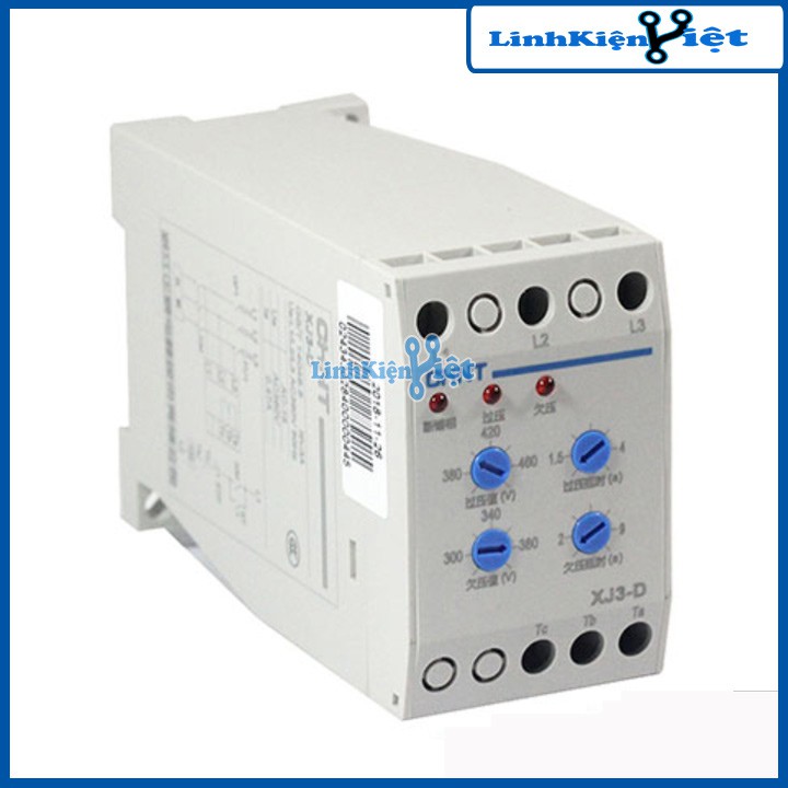 Relay Bảo Vệ Điện Áp 3 Pha CHNT XJ3-D Có Điều Chỉnh ( BH : 1 tháng )