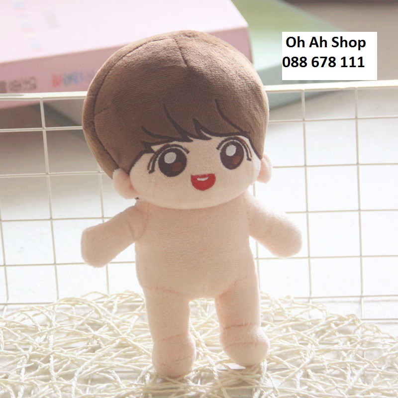 Doll BTS Jungkook bộ yếm đỏ