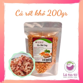 CÀ RỐT SẤY KHÔ 200gr - LÁ TÍA TÔ