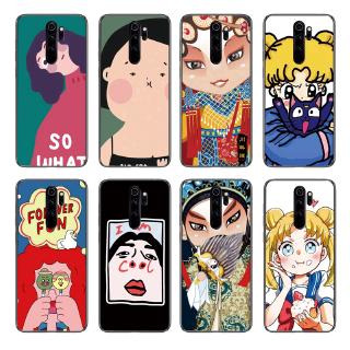 Cartoon Beautiful Girl Back Cover OPPO Reno 2Z / Reno 2F /Reno ACE Z Soft TPU Case