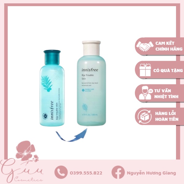 Nước hoa hồng Innisfree No Sebum Toner - Guu