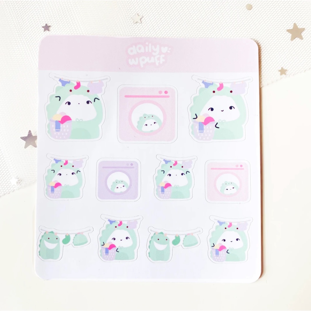 Sticker Dinu - Laundry / S007