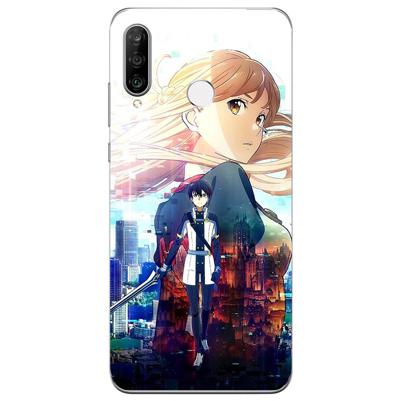 Ốp Lưng Silicone In Hình Sword Art Online 2d Cho Itel S11 S15 S31 S32 S33 S36 Pro
