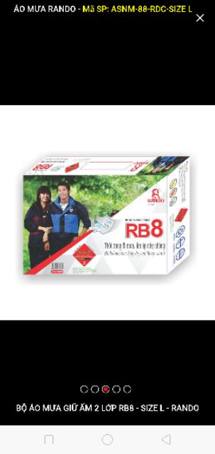 Áo mưa Rando - Bộ RB8