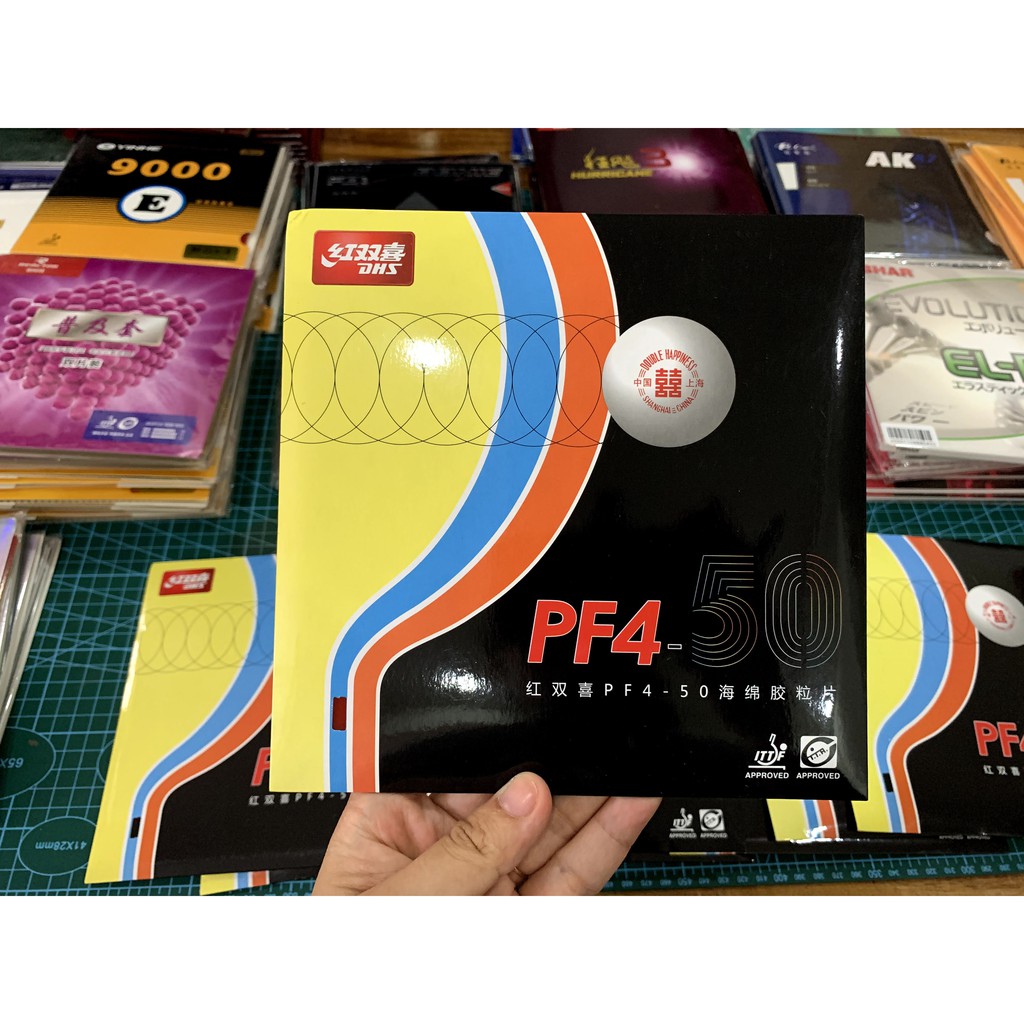 [Xỉ, lẻ, CTV] MẶT VỢT BÓNG BÀN PF4 50 CHÍNH HÃNG NỘI ĐỊA [MUA HAI MẶT TẶNG KEO SỮA VÀ VIỀN DONIC HOẶ