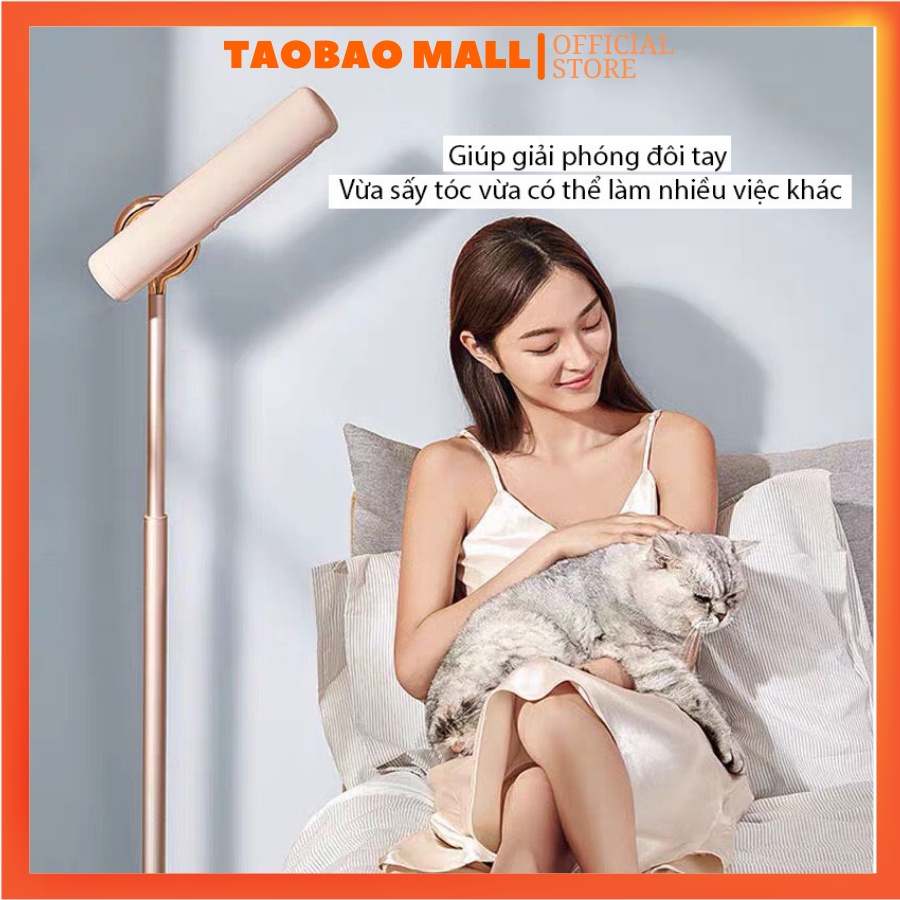 Máy Sấy Tóc Dạng Đứng Công Suất Lớn, 2 Lổ Sấy Giúp Tóc Mau Khô Hơn, Không Bị Rối, Không Tóc Chính Hãng PINSHILE