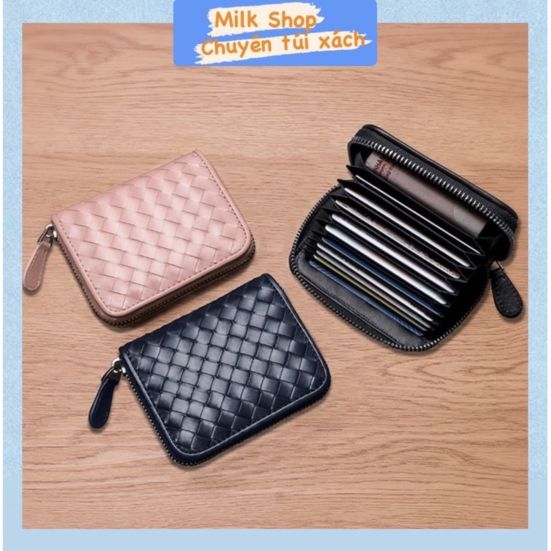 Ví Mi Ni Cầm Tay , Ví Đựng Thẻ Ngân Hàng Danh Thiếp Phù Hợp Cho Cả Nam Và Nữ - Milk Milk Shop